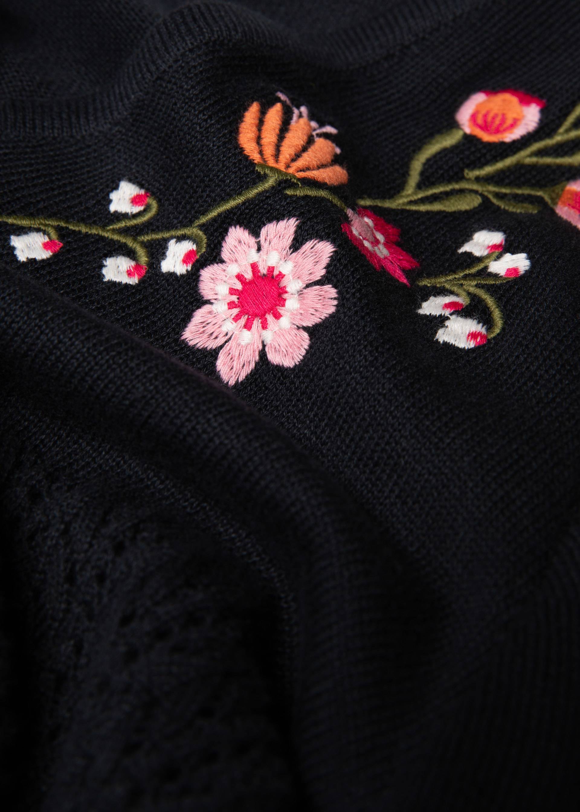 Sommer Cardigan Sunset Wings, boho spirit black knit, Cardigans, Schwarz