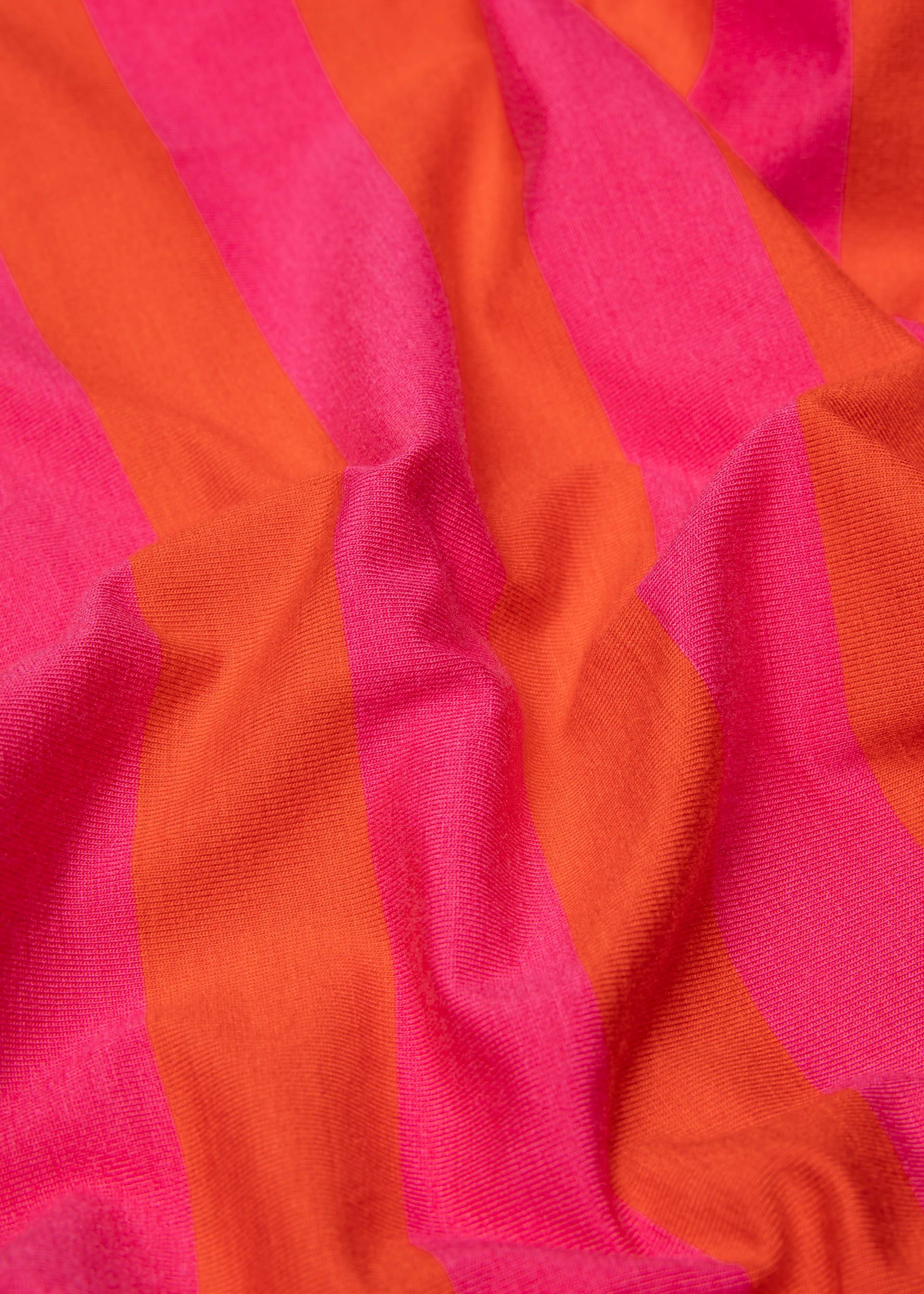 Breton shirt Lonely Lips Turtle, bold pinkish stripe, Tops, Pink