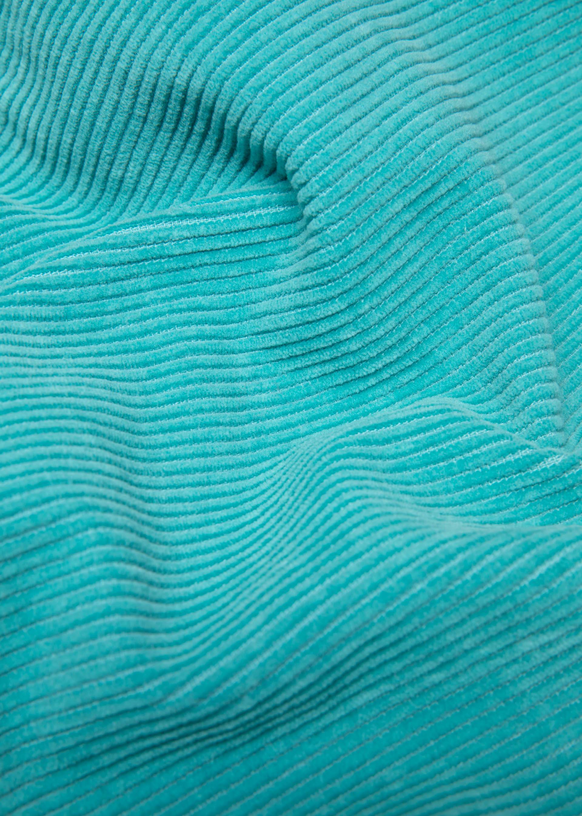 Cordhose High Waist Olotte, clever fox turquoise, Hosen, Blau