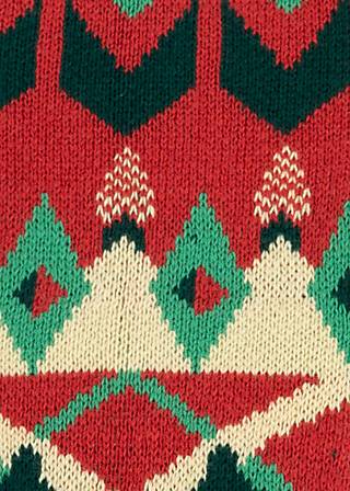 fair isle gloves green