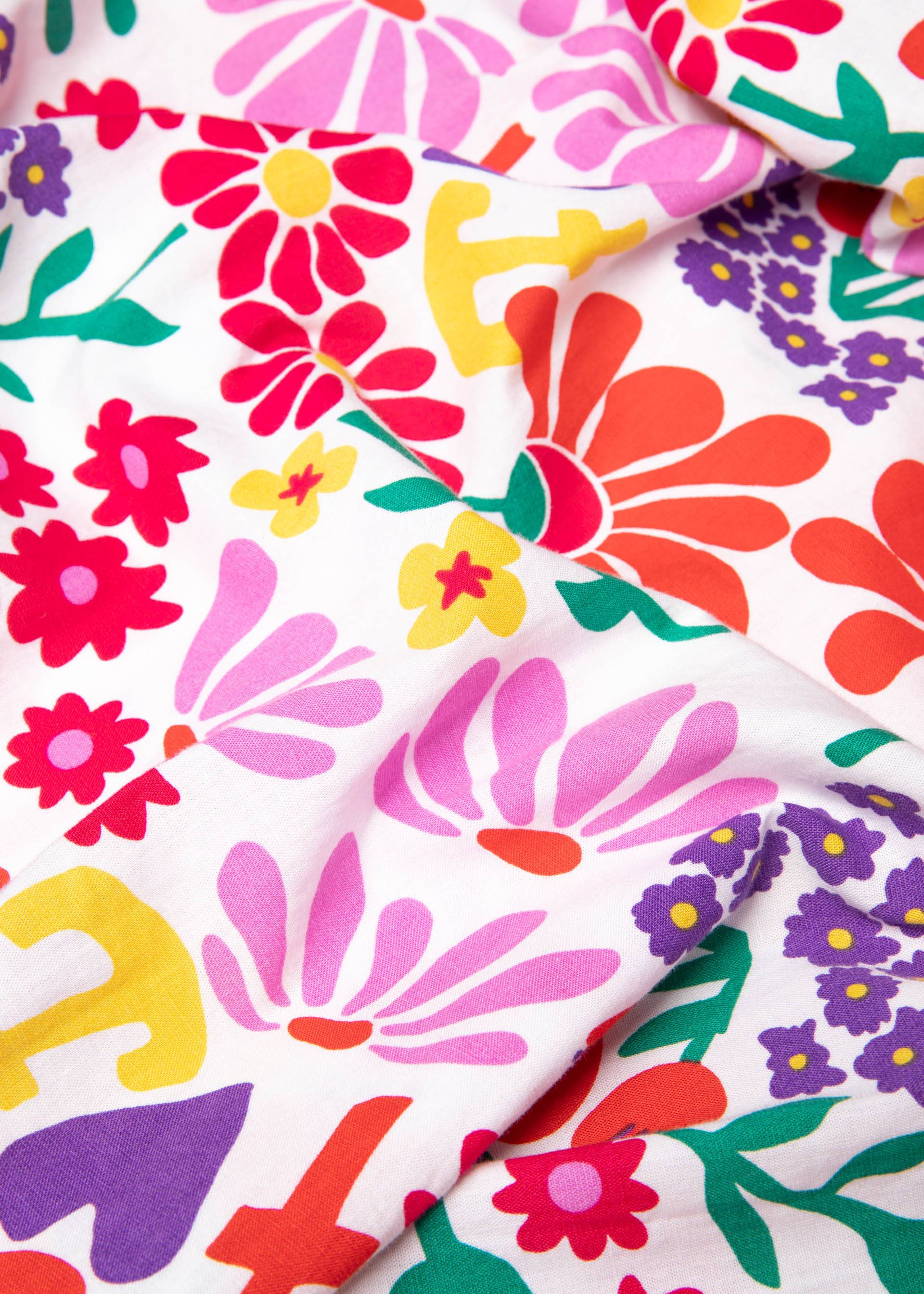 Sommerrock Clockwork Vintage, flower market, Röcke, Weiß