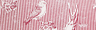 travel fever carpet, fly birdy stripe, Accessoires, Red