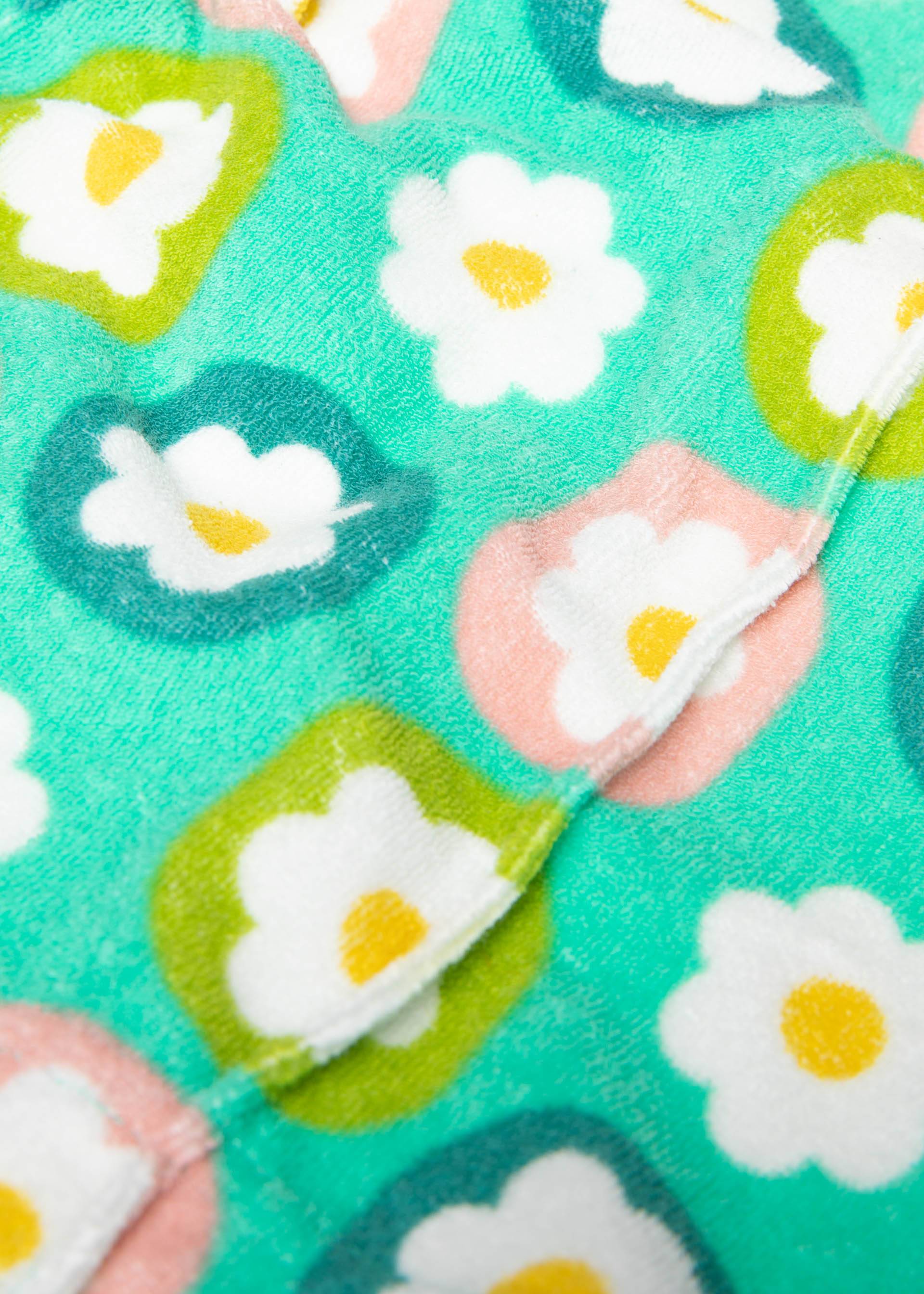 Slacks Bell Bottom Beauty, fresh spring blossom, Trousers, Green