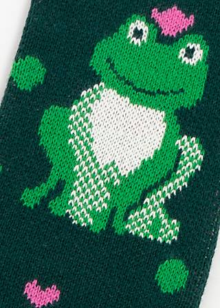 Handstulpen Hand on Heart, froggy glove, Accessoires, Grün