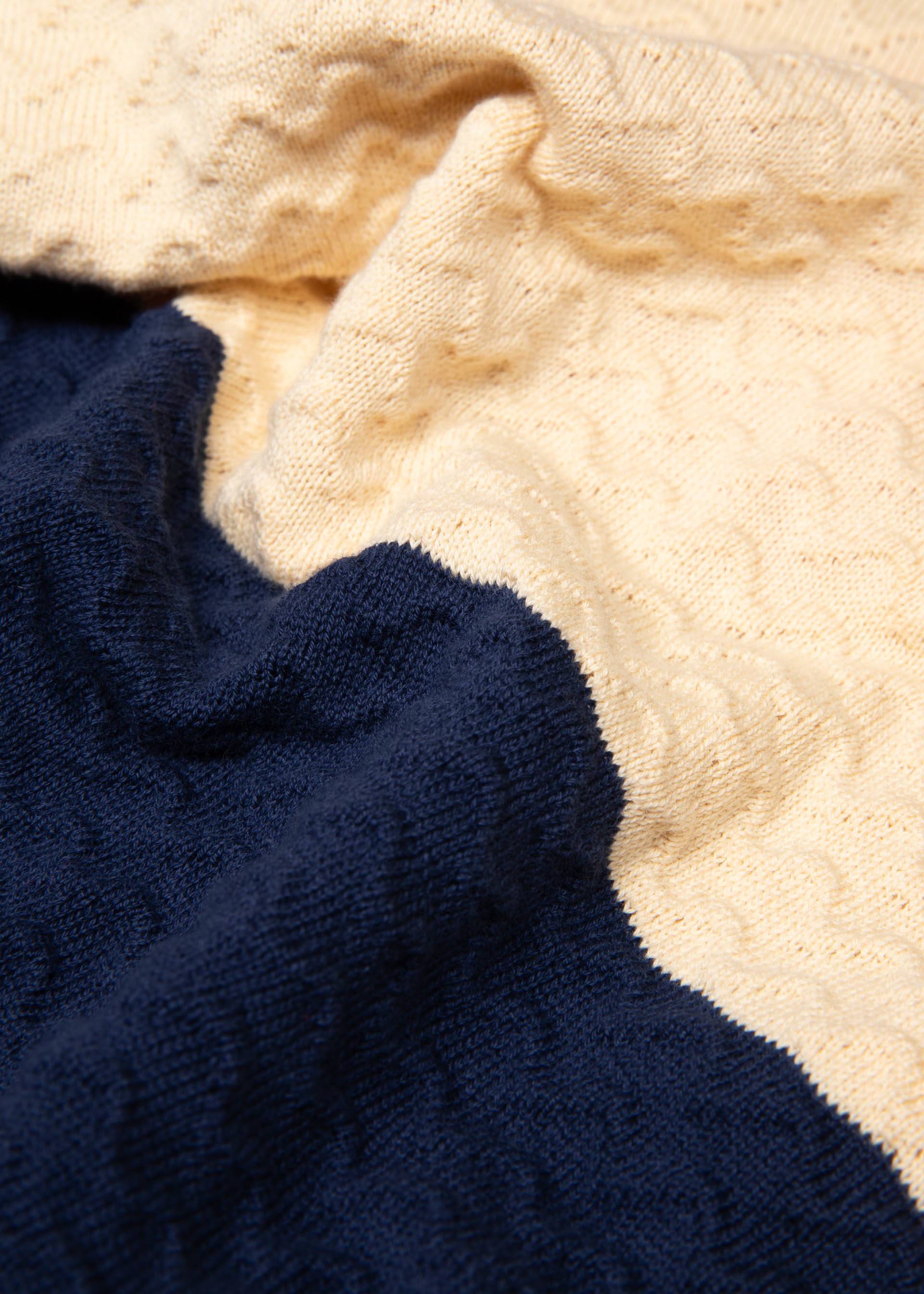 Knitted Jumper Chic Promenade, ringneck dove white knit sleev, Knitted Jumpers, White