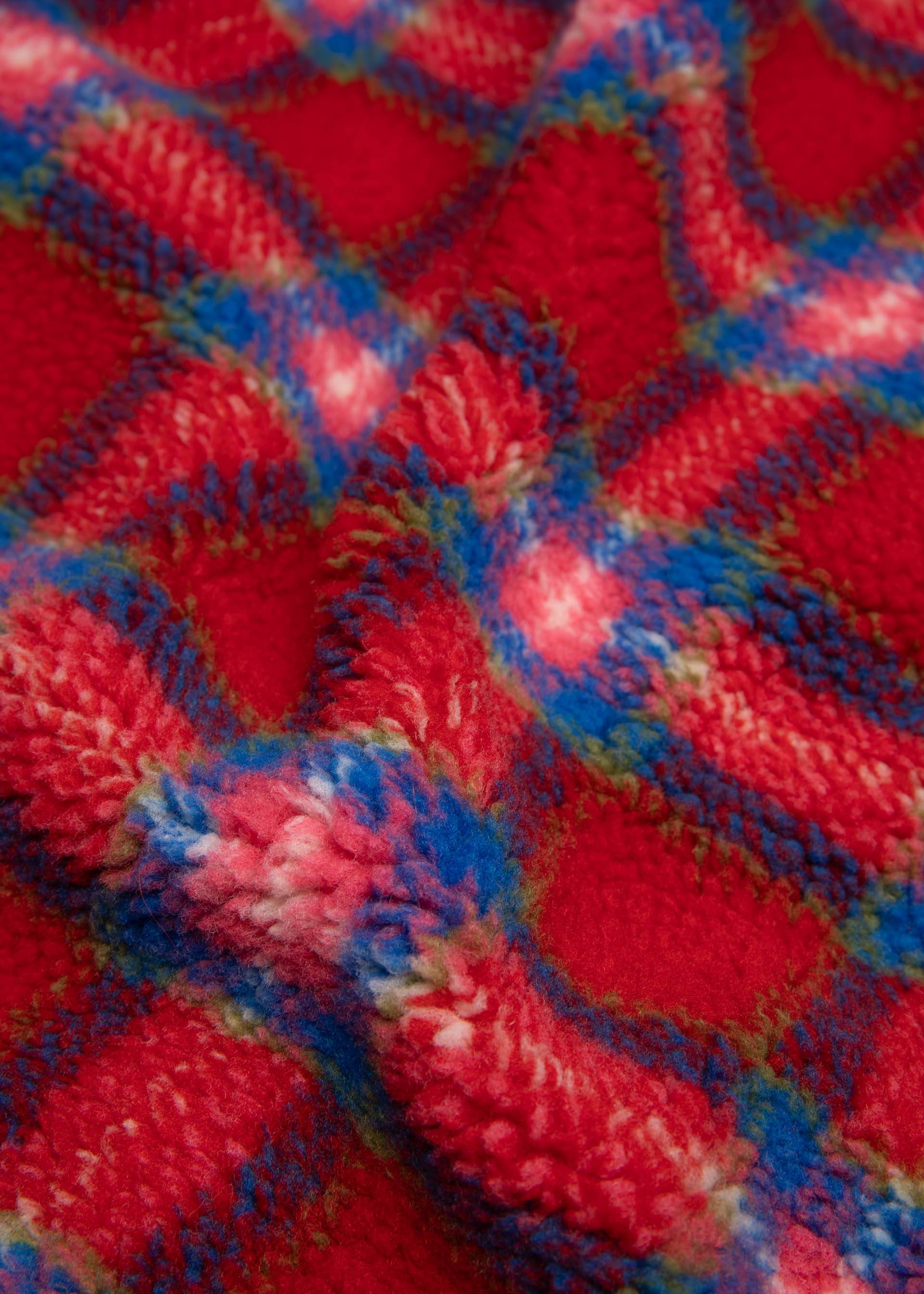 Gilet Heat up Vestover, tartan teddy, Jackets & Coats, Red