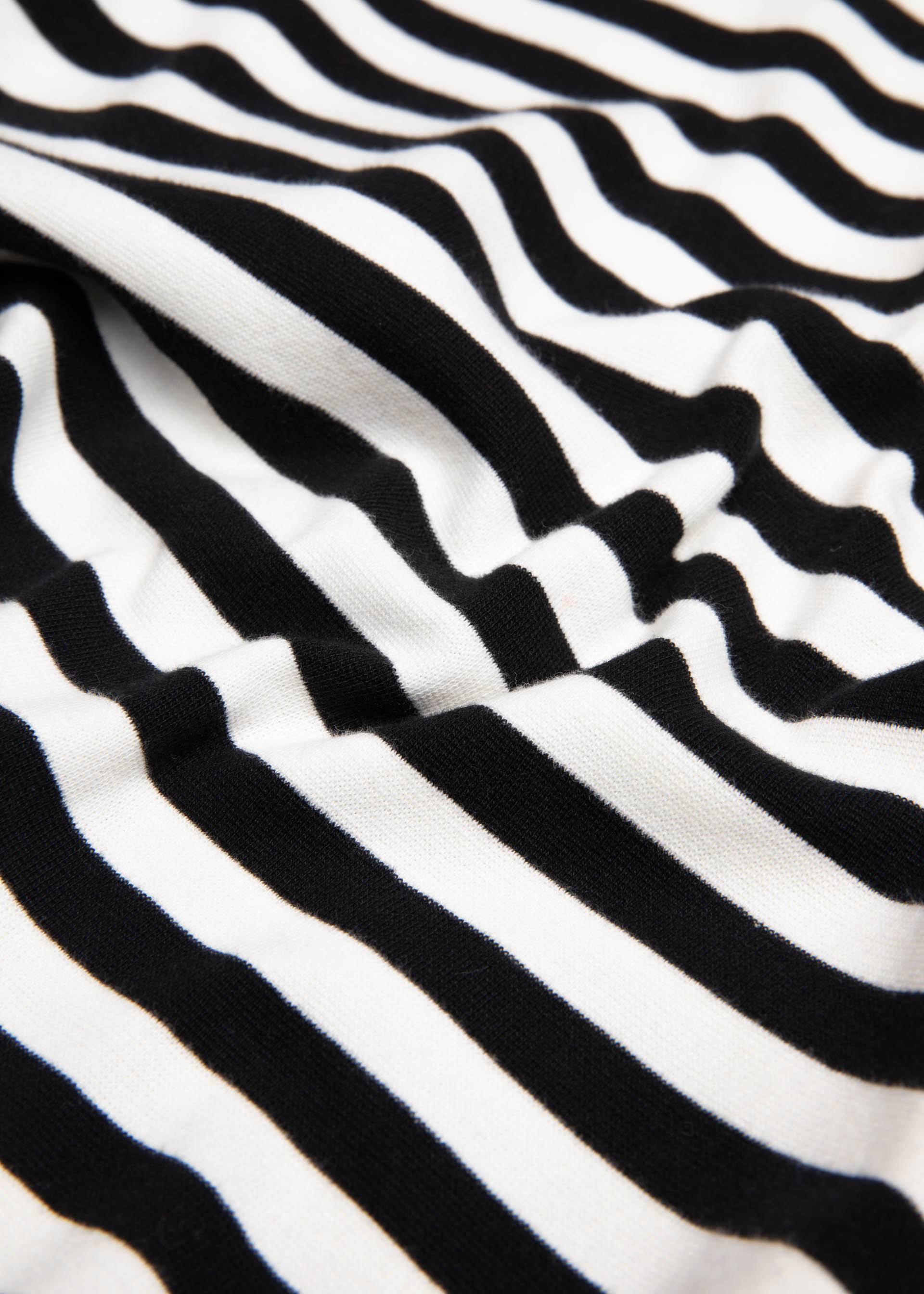 Streifenshirt Stereo Rainbow Turtle, wizardy black stripes, Shirts, Schwarz