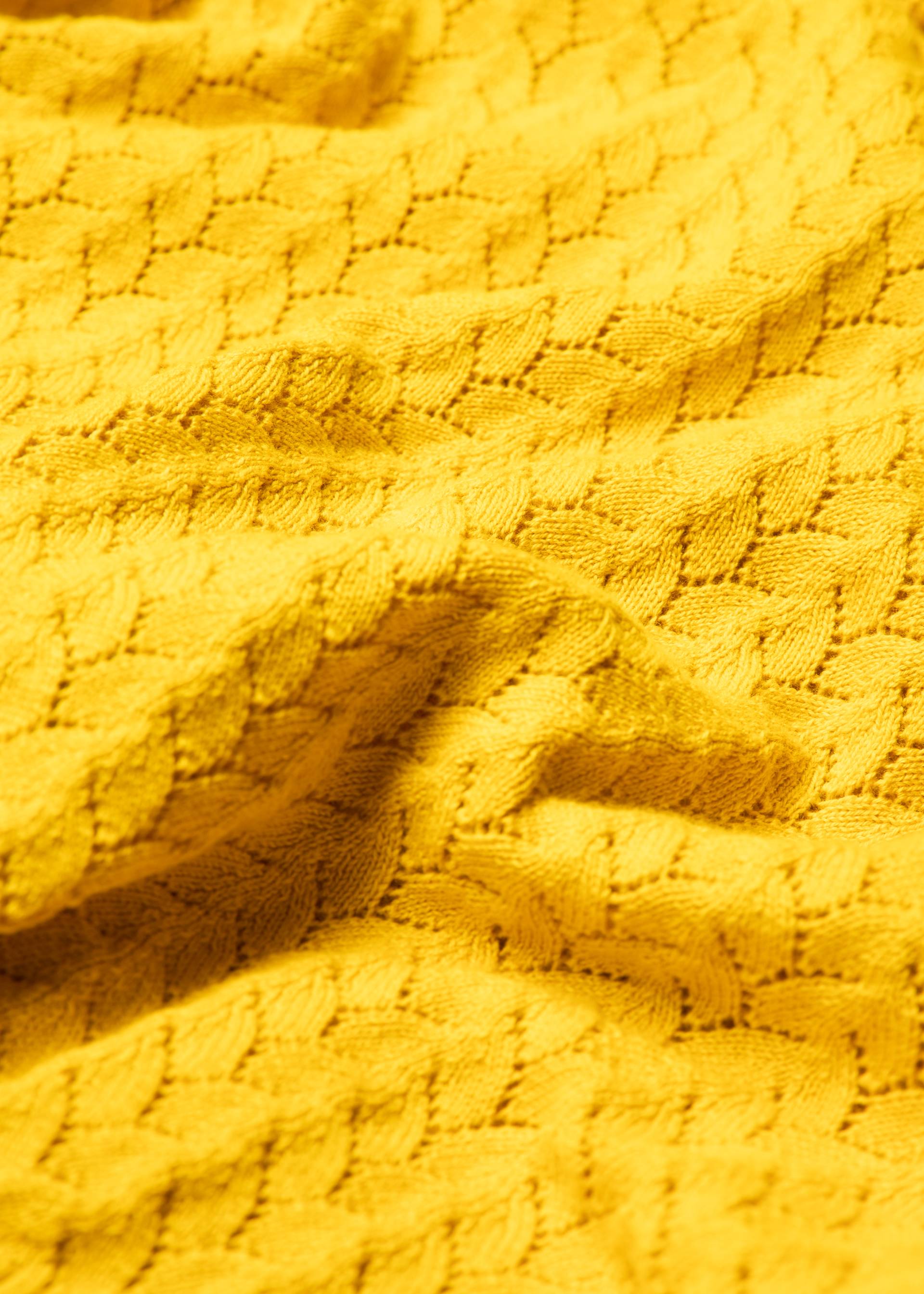 Strickpullover Pretty Preppy Crewneck, yellow pigtail knit, Strickpullover, Gelb