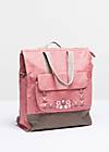 lucias lovely carryall, falun rose, Red