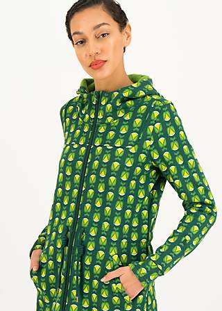 Fleece Jacket Cosyshell Hooded, underwater wonders, Sweatshirts & Hoodies, Green