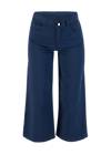 Trousers High Waist Culotte, baby blue steps, Trousers, Blue