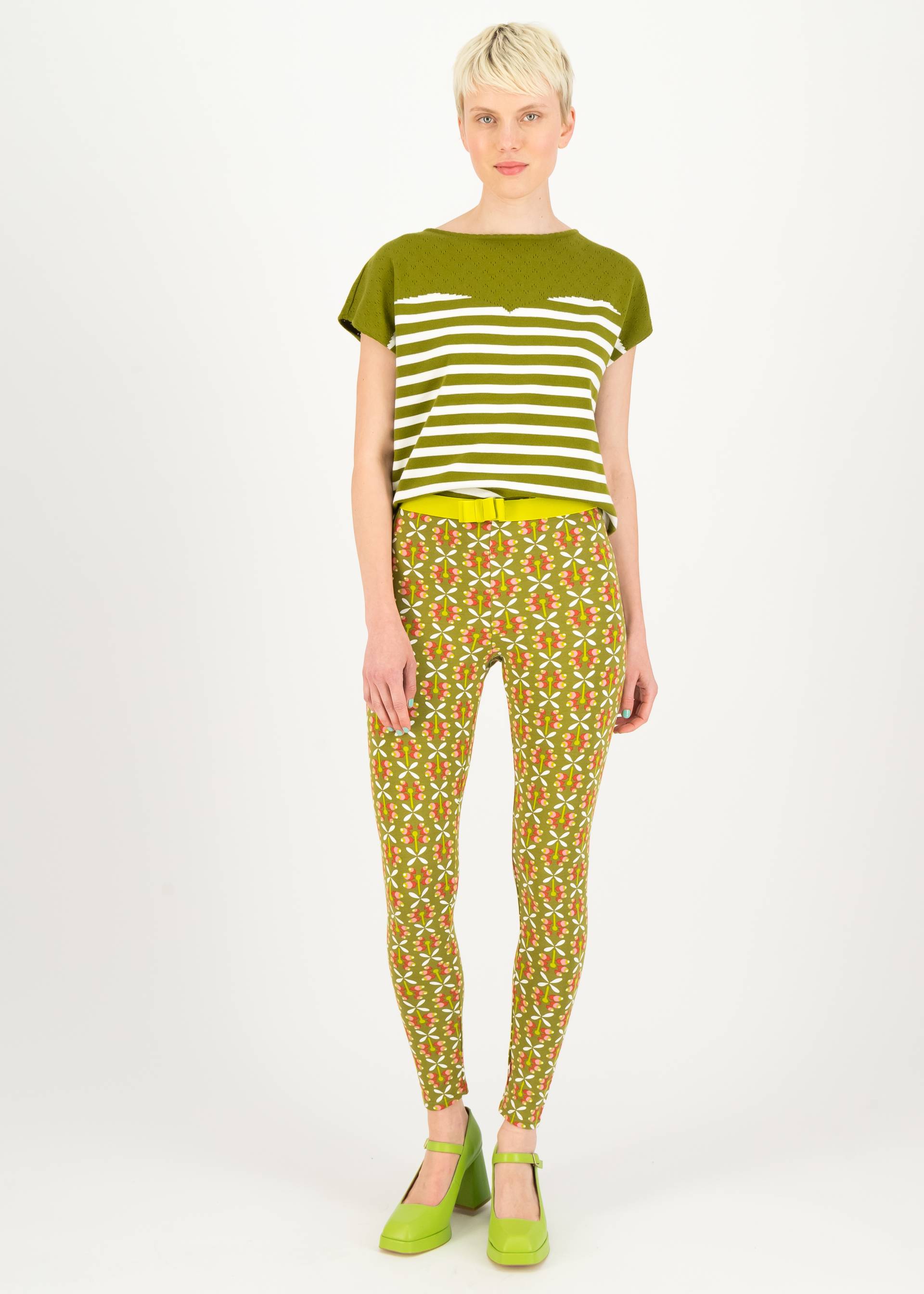 Thermoleggings Totally Thermo, spring has sprung, Leggings, Gr&uuml;n