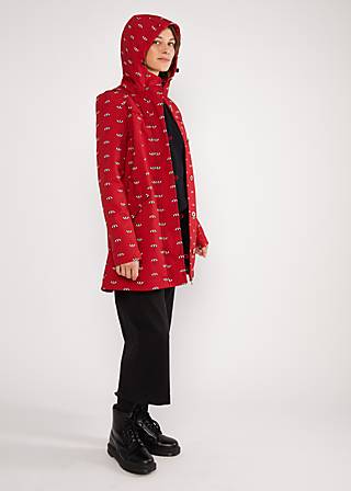 Soft Shell Jacket Wild Weather, umbrella and rainbow, Jackets & Coats, Red