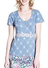 cheer up my day tee, forget me not jacquard, Blau