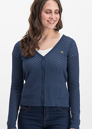 logo loving heart cardy, dark blue hay, Knitted Jumpers & Cardigans, Blue