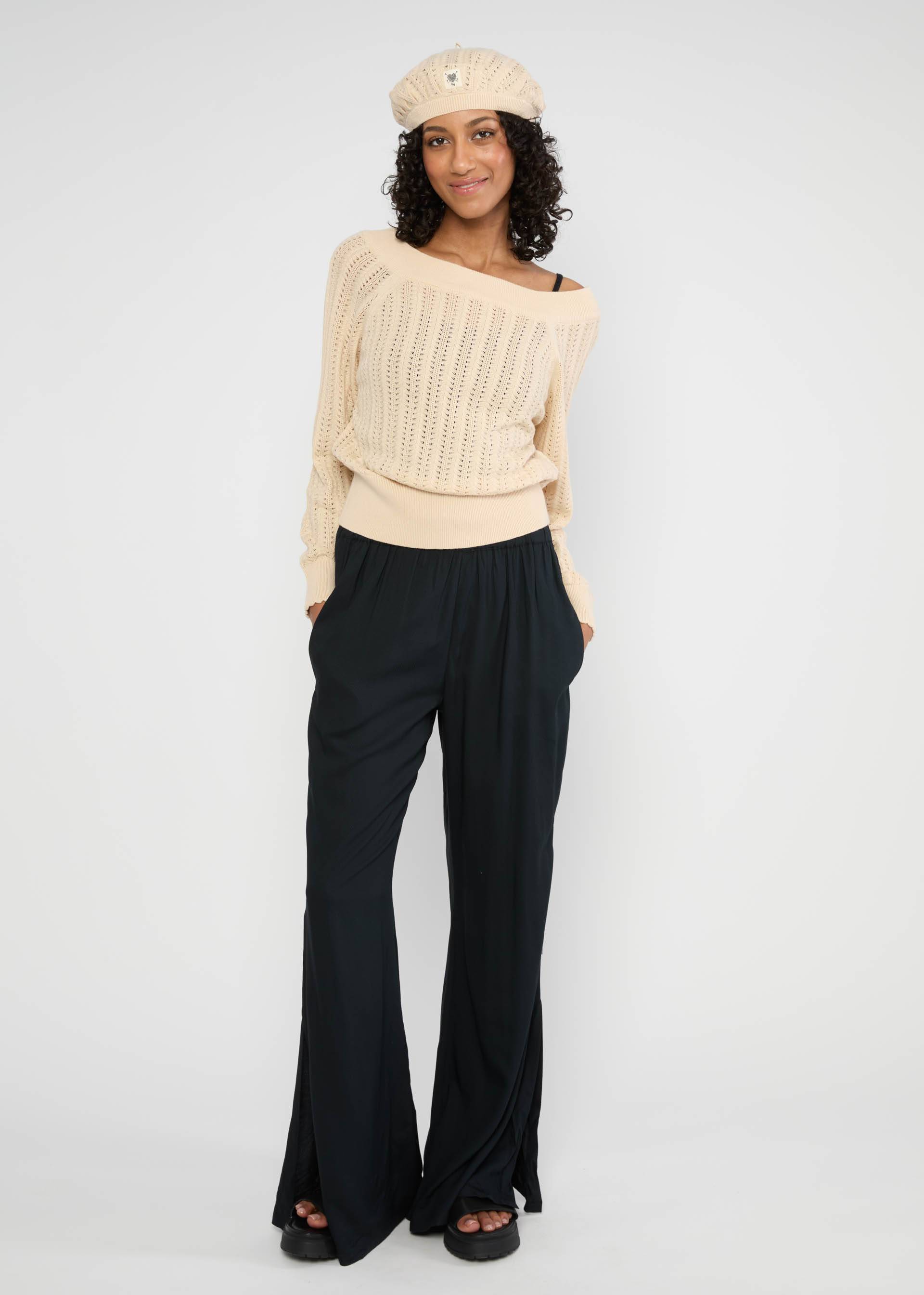 M&uuml;tze Beanie Bee, vellum beige knit, Accessoires, Wei&szlig;