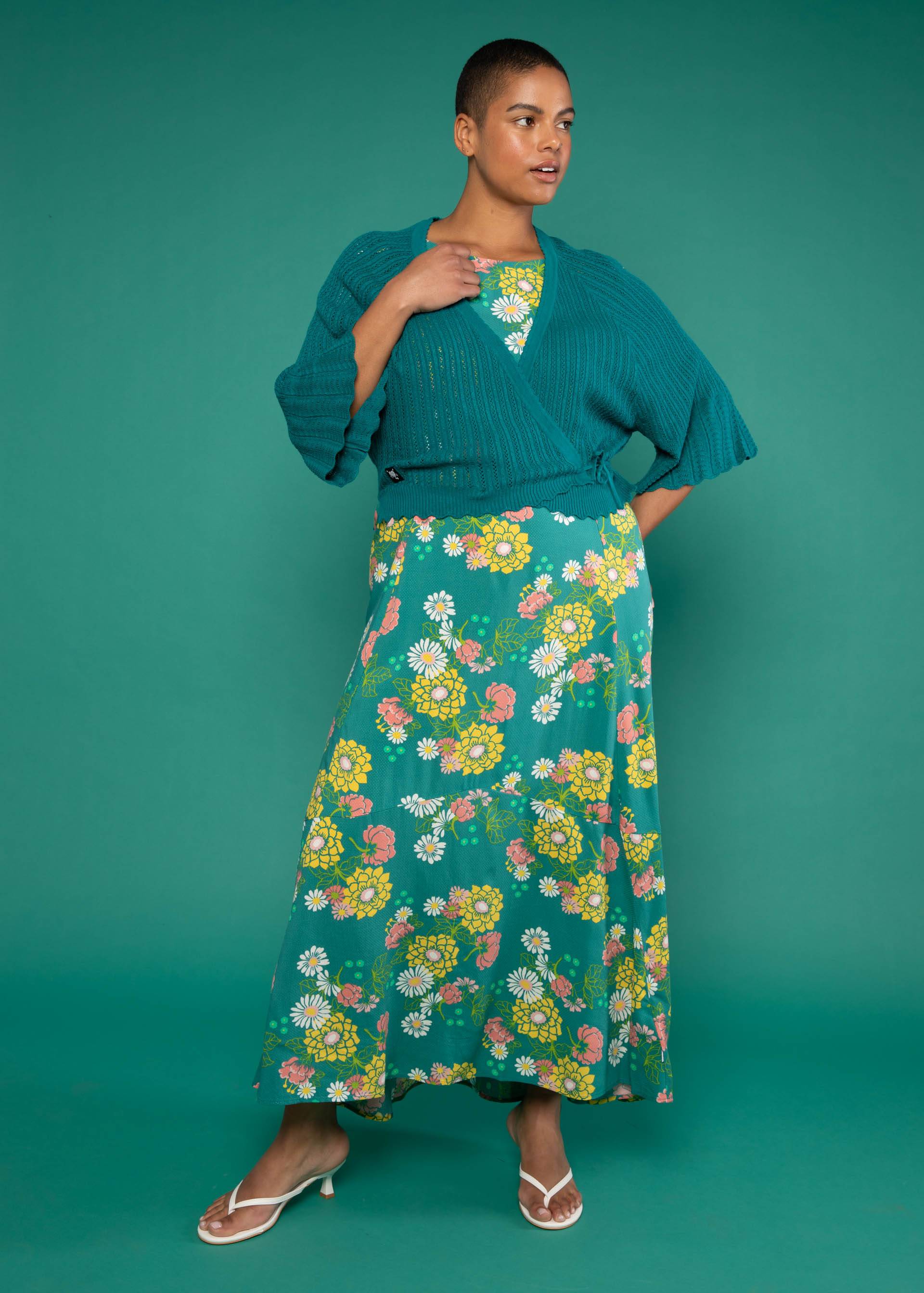 Sommer Cardigan Fairy Wrap, wetland green knit, Cardigans, Grün