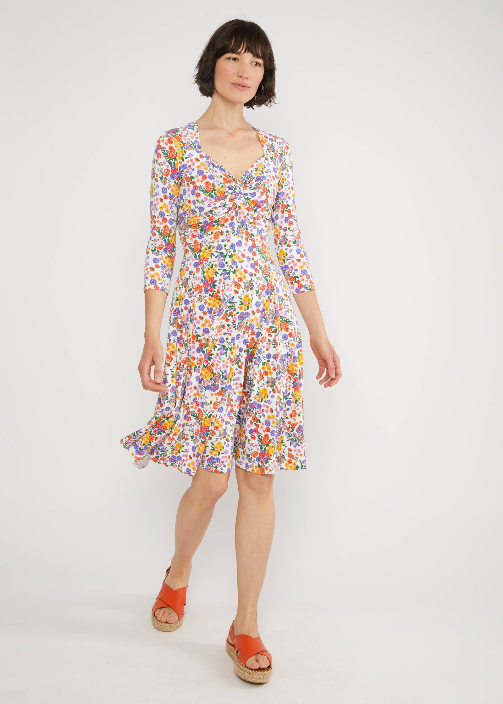 Sommerkleid Hot Knot Power, mini spring romance, Kleider, Weiß