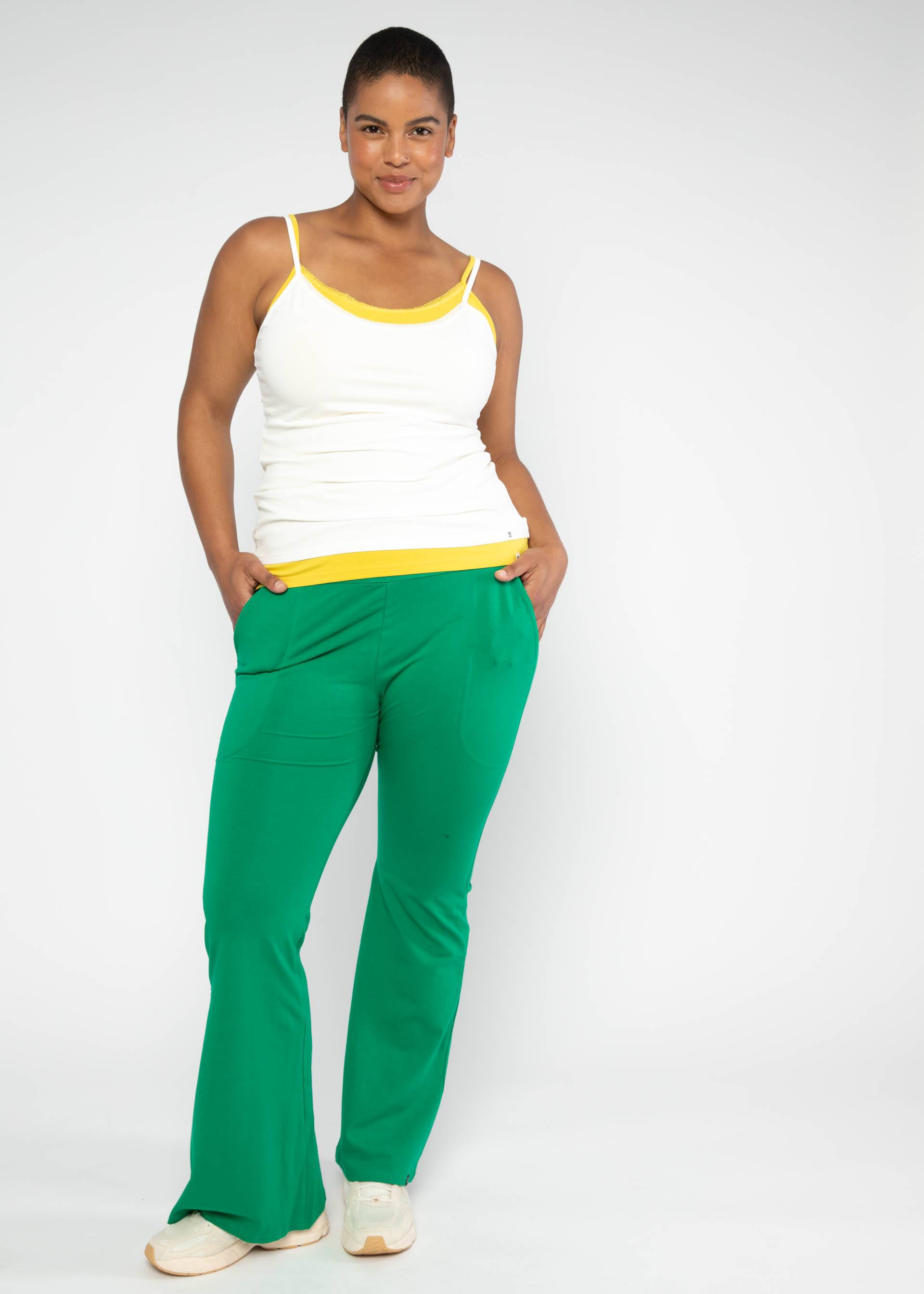 Sommer Top Pretty Spaghetti, fluffy cotton white, Shirts, Weiß