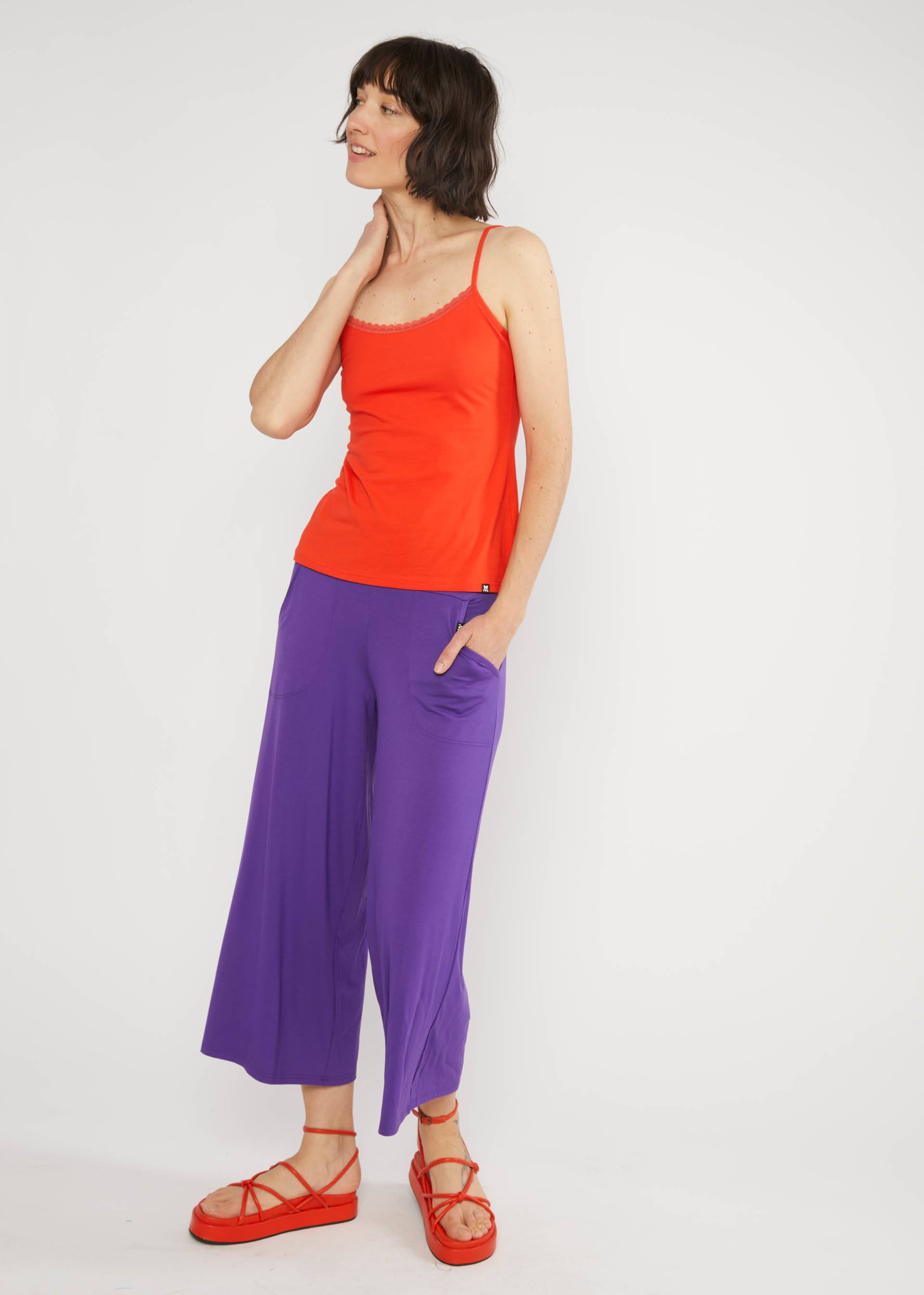 Sommer Top Pretty Spaghetti, vermilion red, Shirts, Rot