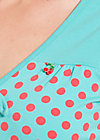 wings of spring, berry dots, Dresses, Turquoise