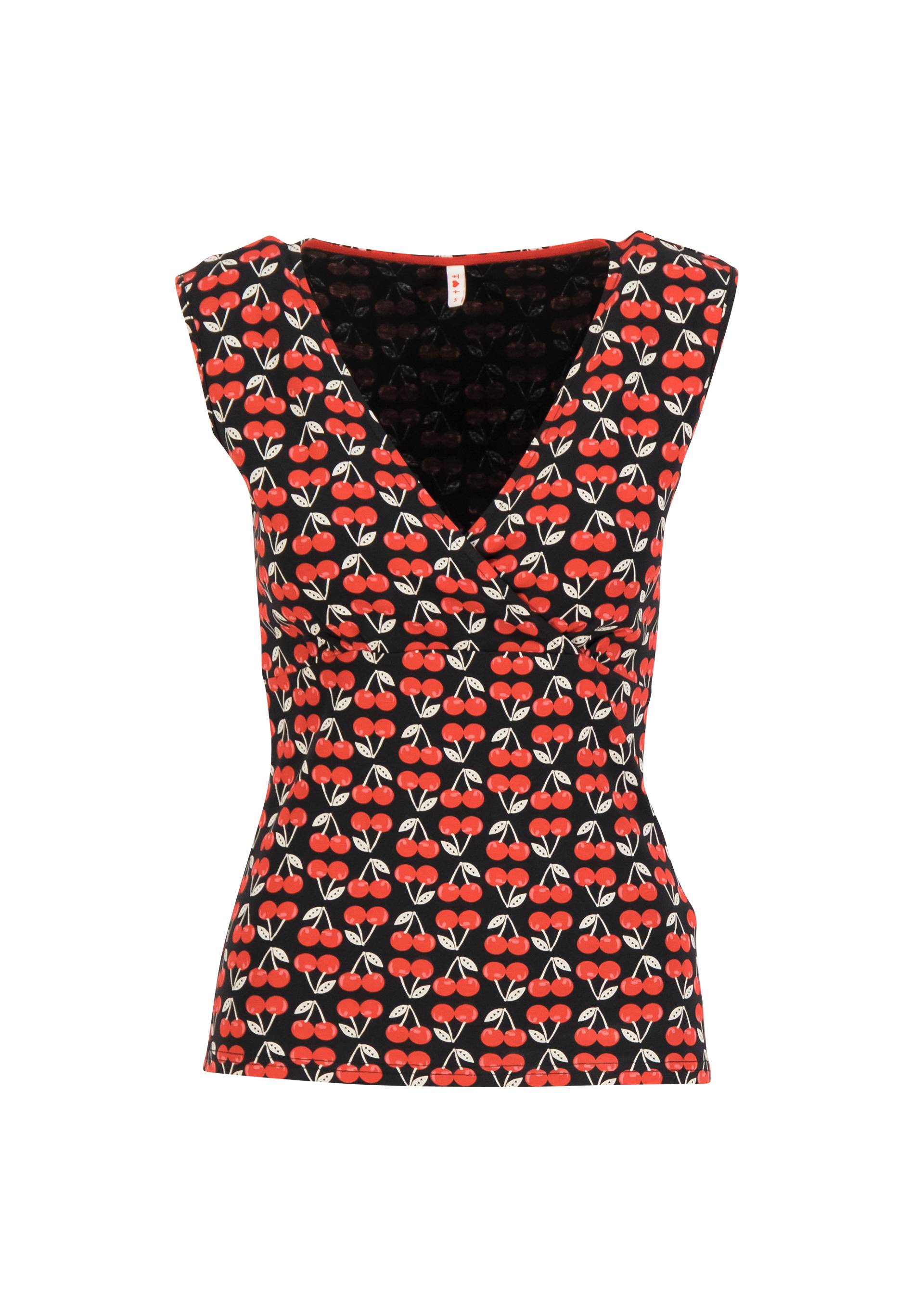Top Mon Soleil Cache, cherry kiss, Shirts, Schwarz