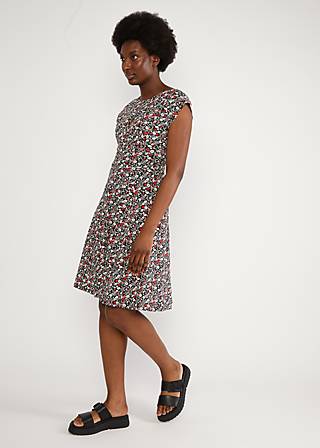 Freizeitkleid Ringelreih Peep, mini flowerbomb, Kleider, Schwarz