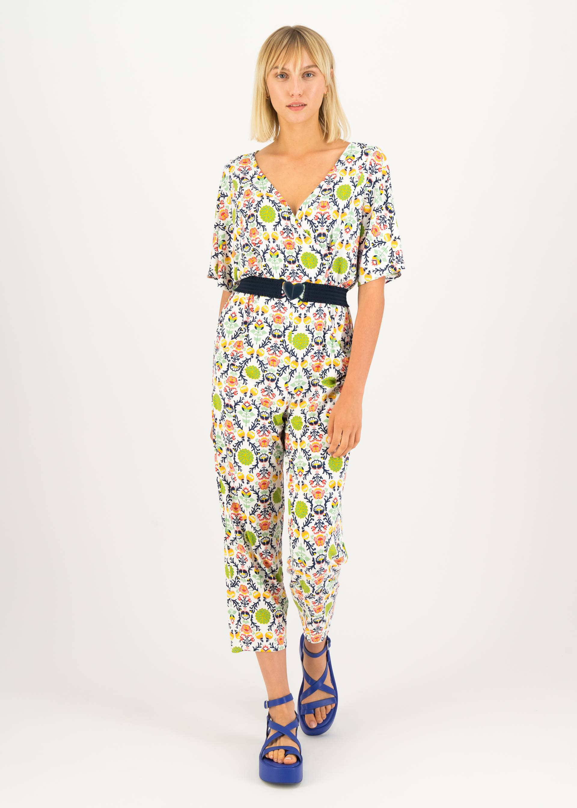 Jumpsuit Seeds of Love, seeds carried by wind, Hosen, Weiß