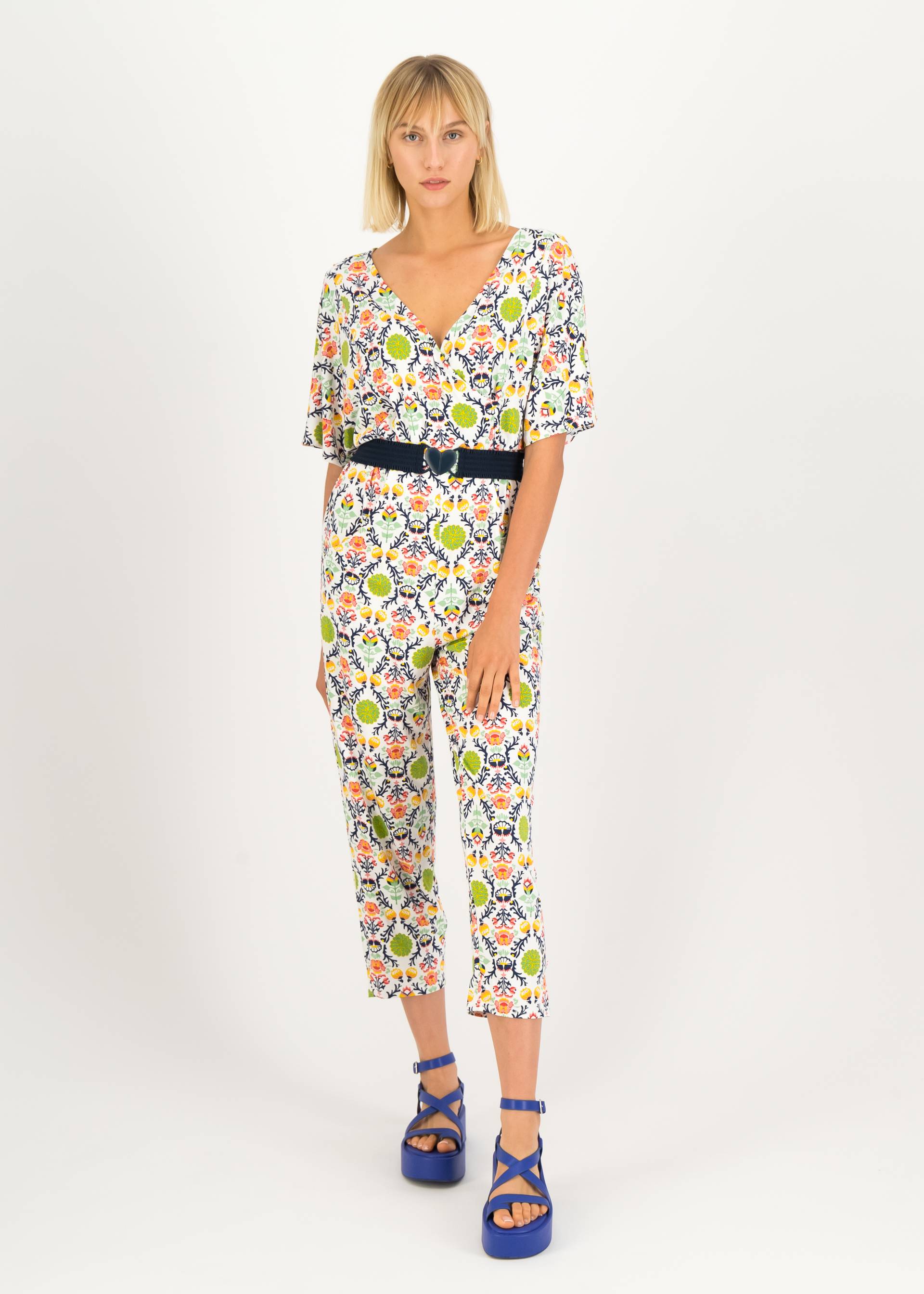 Jumpsuit Seeds of Love, seeds carried by wind, Hosen, Weiß