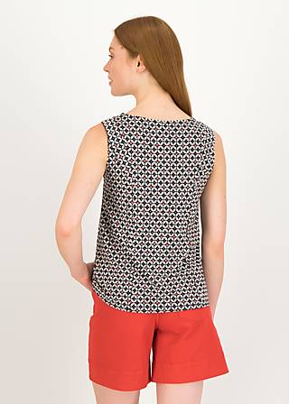 Sleeveless Top Sporty Romance, minimal cherry party, Tops, Black