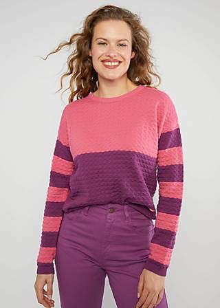 Strickpullover Chic Promenade, cute dove pink knit sleeve, Strickpullover, Rosa