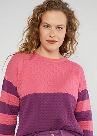 Strickpullover Chic Promenade, cute dove pink knit sleeve, Strickpullover, Rosa