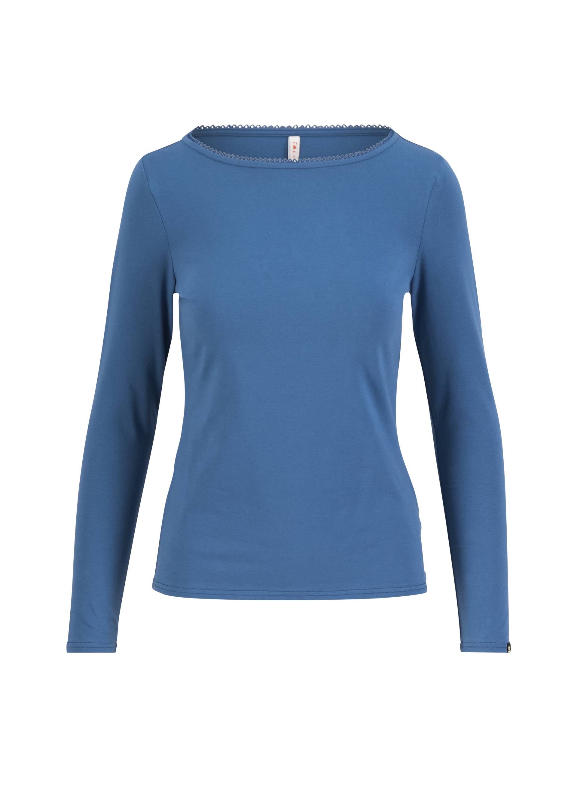Longsleeve Oh Marine, mountain clouds blue, Shirts, Blau