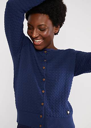 Cardigan Save the Brave, old library blue knit, Cardigans, Blau