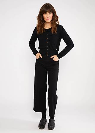 Cardigan Save the World, nighty-night black knit, Cardigans, Schwarz