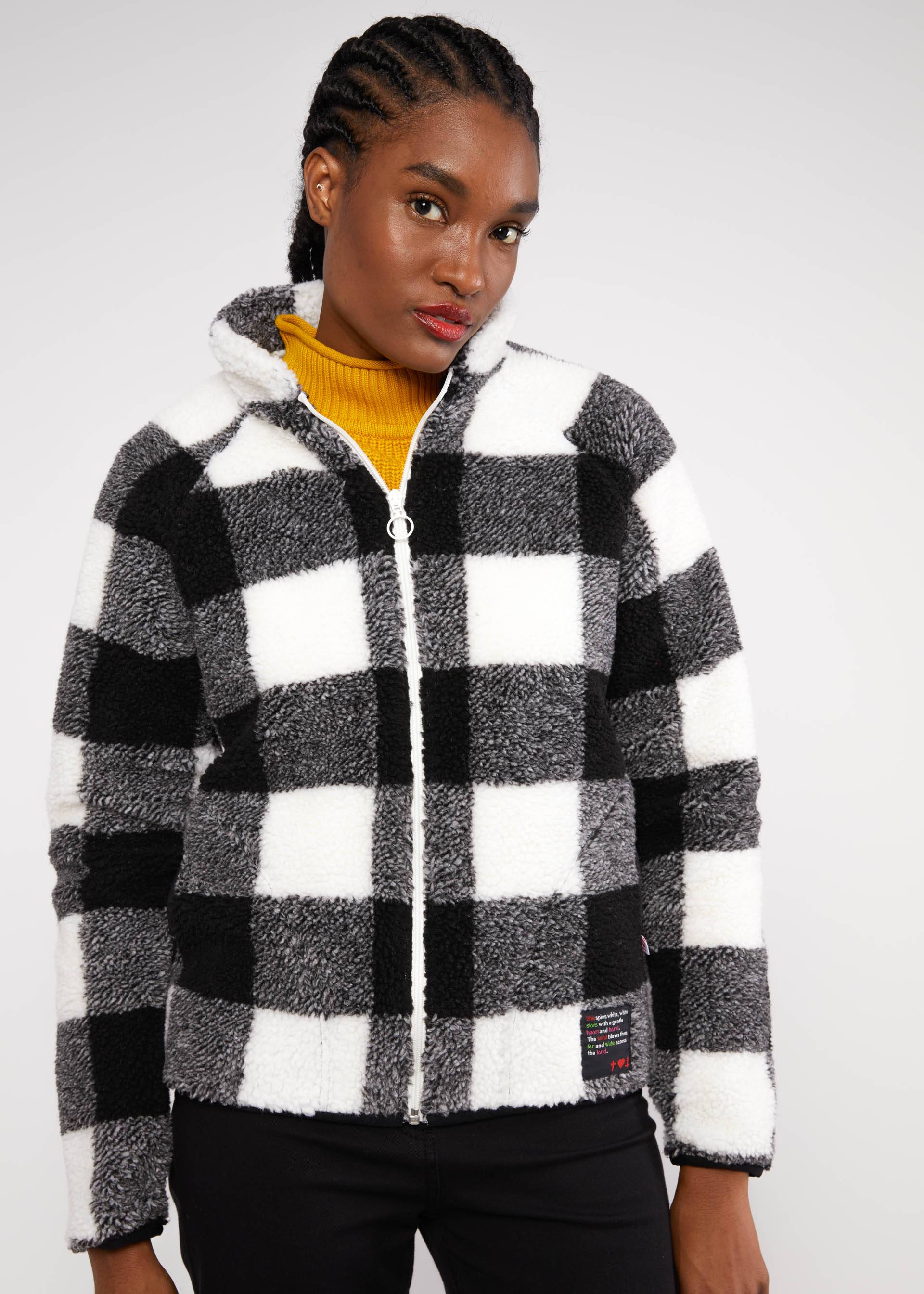Between Seasons Jacket Smoochy Woods, vegas quilted check, Jackets & Coats, Black