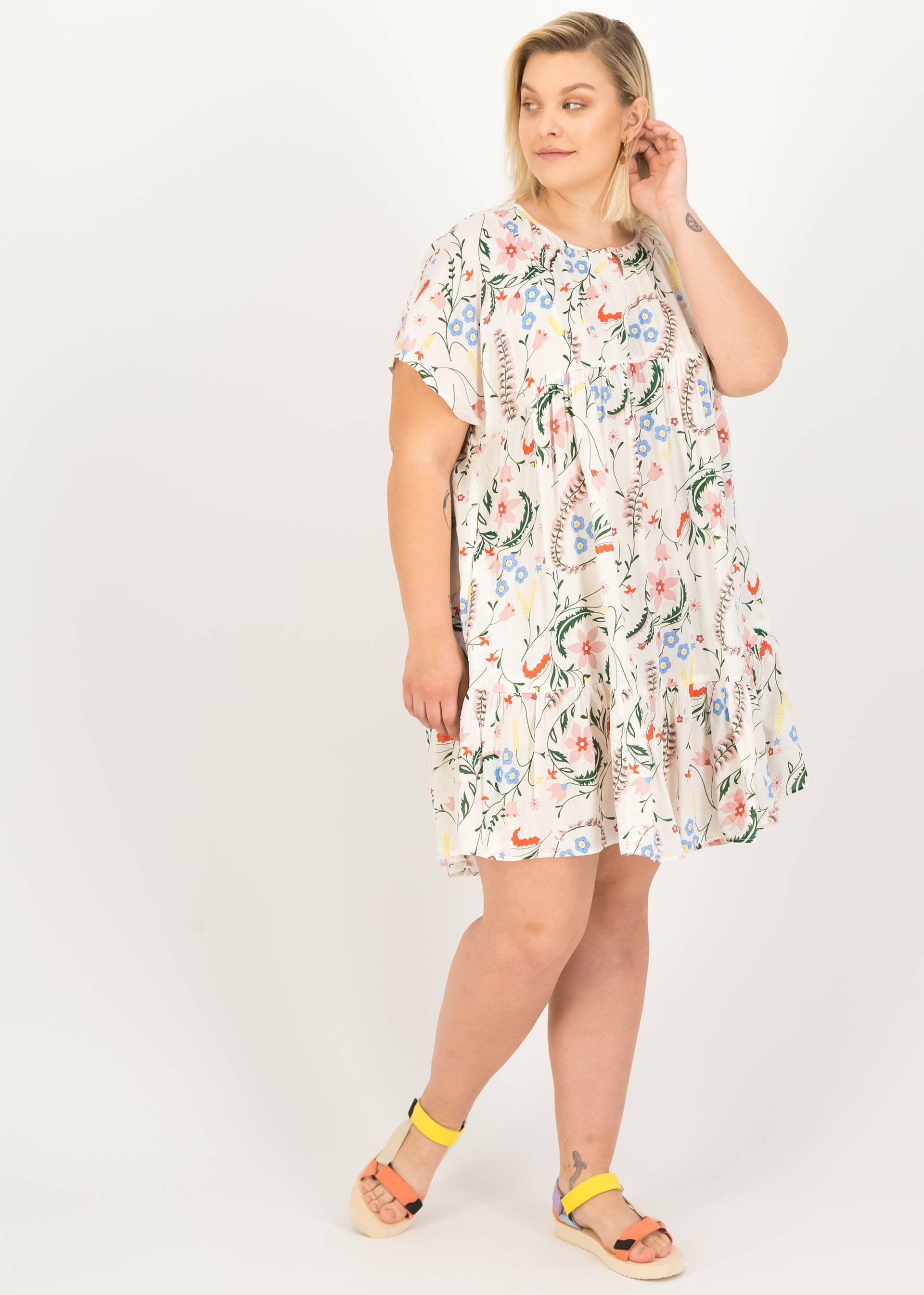 Sommerkleid Seeds of Love, poesia di fiori, Kleider, Wei&szlig;