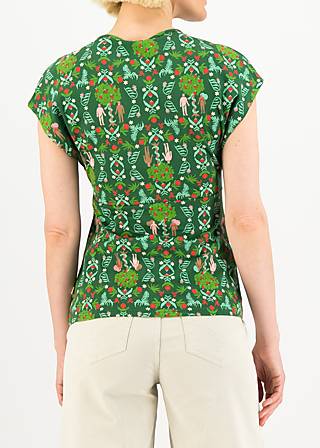 T-Shirt D’un Cœur Leger, adam e eva, Tops, Green