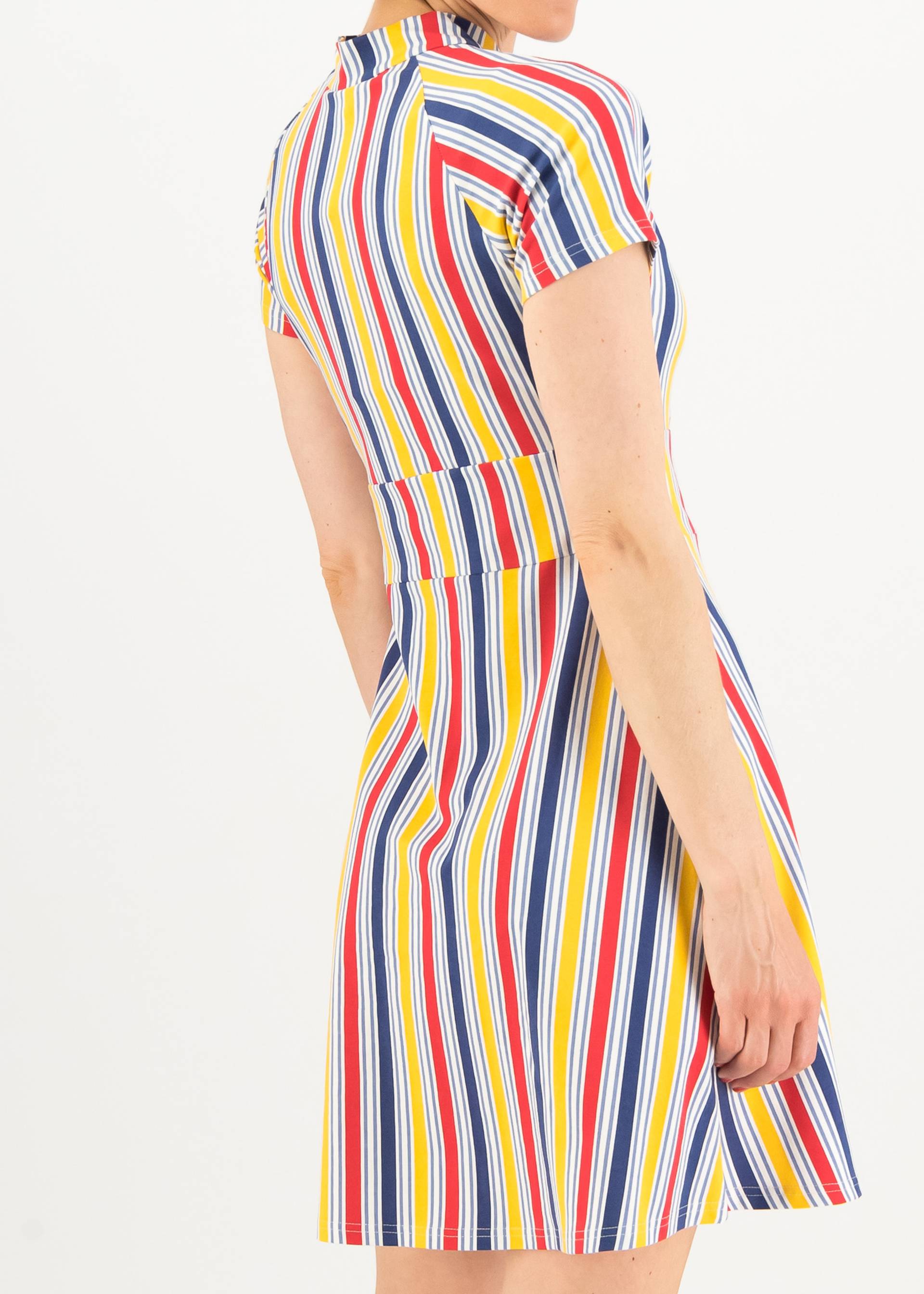 Summer Dress Secret Garden, strisce colorate, Dresses, Blue