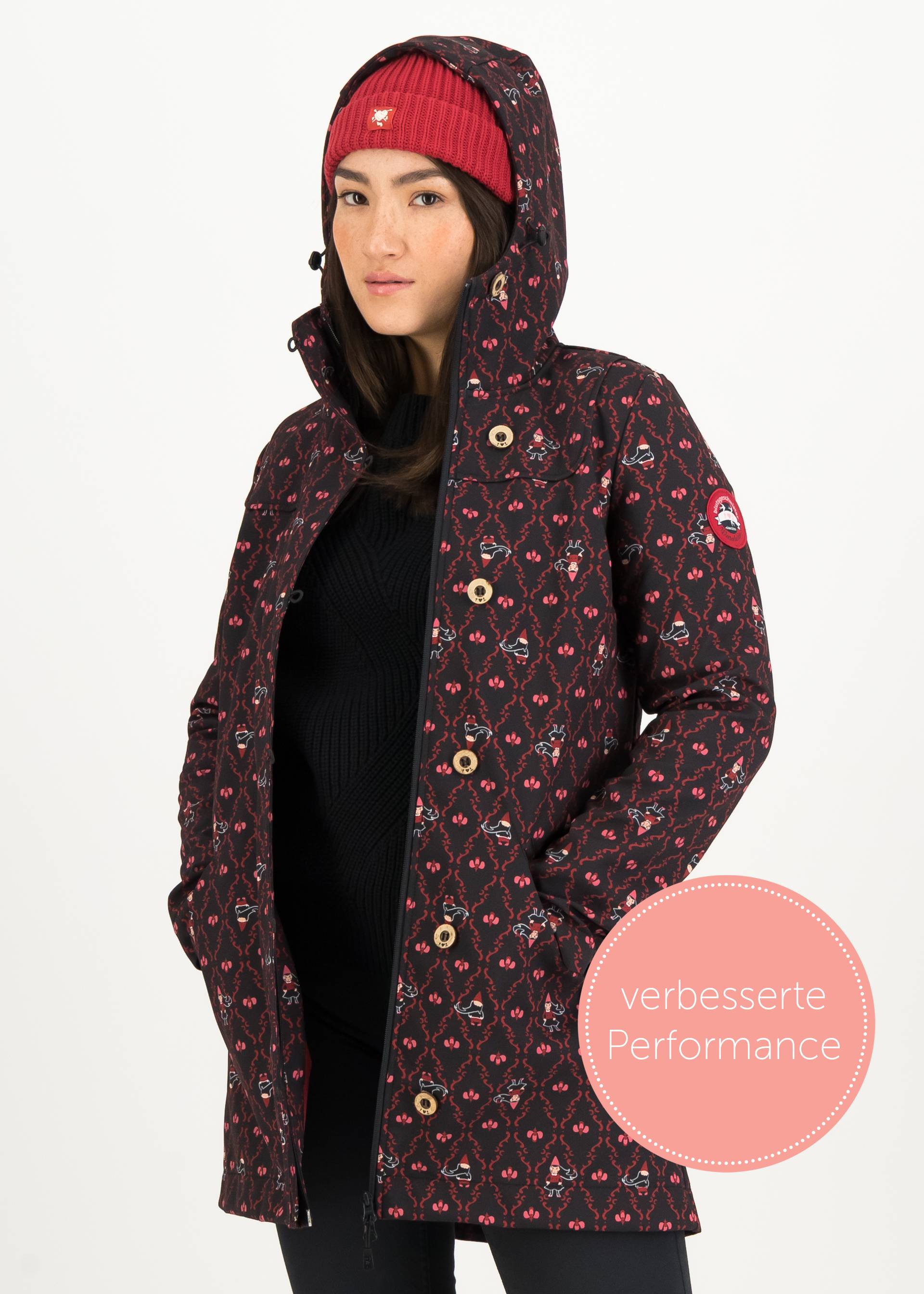 Softshelljacke Wild Weather, happy-ever-after, Jacken & Mäntel, Schwarz