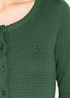 logo knit cardigan, dark grass green, Strickpullover & Cardigans, Grün