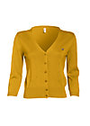 logo knit cardigan short, oldy but goldy, Knitted Jumpers & Cardigans, Yellow