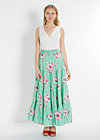 marys long picknick skirt, frames of floral, Skirts, Green