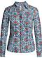 Bluse butter and brot bluse, hay flower harmony, Blusen & Tuniken, Blau