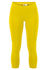 logo 3/4 leggings, simply yellow, Leggings, Gelb