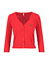 logo cardigan v-neck 3/4 arm, red heart anchor , Knitted Jumpers & Cardigans, Red