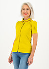 logo jersey blousette, simply yellow, Shirts, Yellow