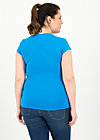 logo shortsleeve feminine, simply blue, Shirts, Blau