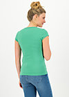 logo shortsleeve feminine, simply green, Shirts, Grün