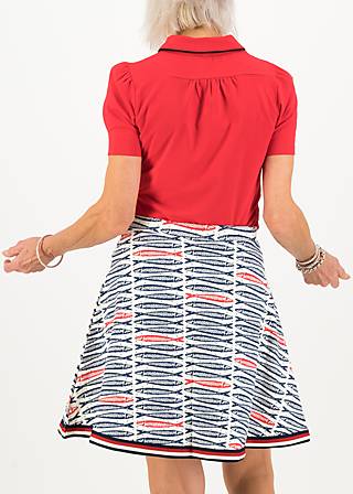 Minirock lovely feelgood, fish friends, Röcke, Weiß